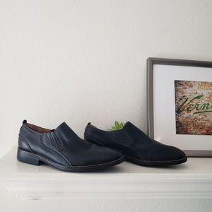 Men's Sandro Black Leather Slip On Loafers